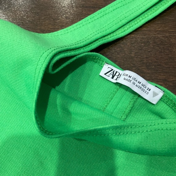 NWOT neon green midi dress - Picture 5 of 5